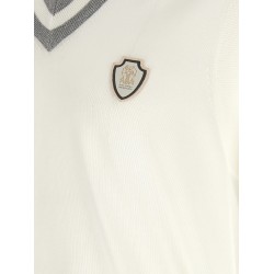 Logo patch vest