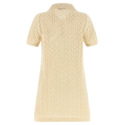 Openwork cotton dress