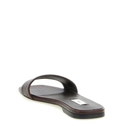 Lizard leather sandals