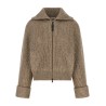 'Shiny Zipper Pull' cardigan