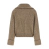 'Shiny Zipper Pull' cardigan