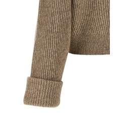 'Shiny Zipper Pull' cardigan