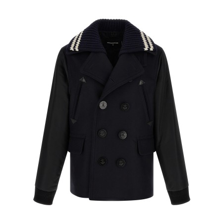 'Hybrid Peacoat' coat