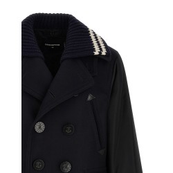 'Hybrid Peacoat' coat