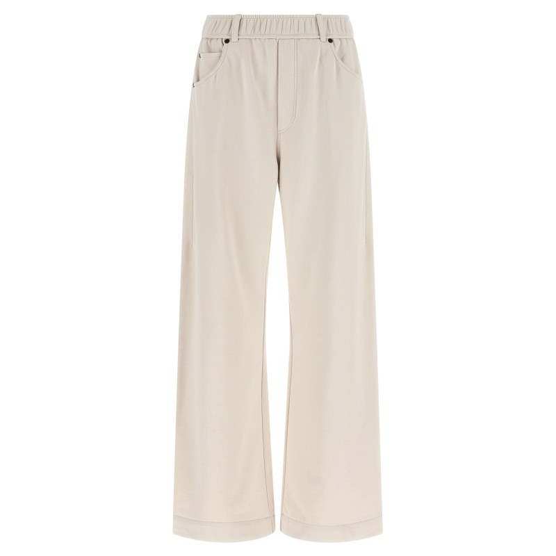 Smooth sweatshirt joggers