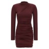 Draped dress