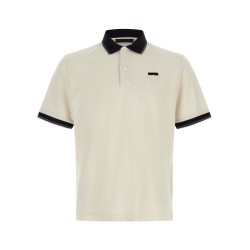 Triangle logo polo shirt