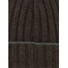 Cashmere turn-up beanie