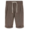 Linen and wool bermuda shorts