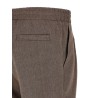 Linen and wool bermuda shorts