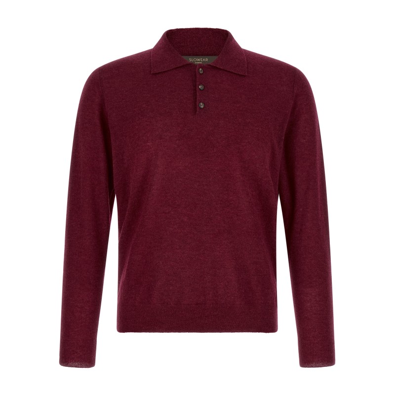 Long sleeve polo shirt