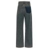 Back-to-back construction jeans