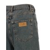 Back-to-back construction jeans