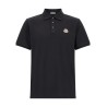 Logo patch polo shirt