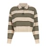 'Sparkling Stripes' polo shirt