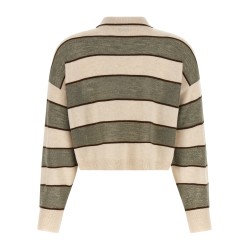 'Sparkling Stripes' polo shirt