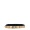 Logo buckle reversible belt