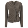 Asymmetrical 'Twisted ballet' cardigan