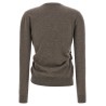 Asymmetrical 'Twisted ballet' cardigan