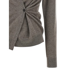 Asymmetrical 'Twisted ballet' cardigan
