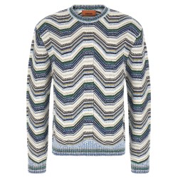 Geometric zig zag sweater