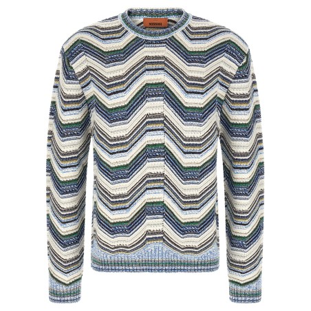 Geometric zig zag sweater