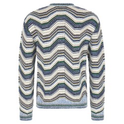Geometric zig zag sweater