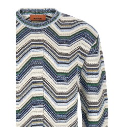 Geometric zig zag sweater