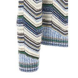 Geometric zig zag sweater