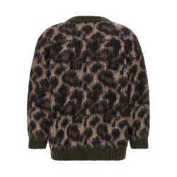 Animal print cardigan