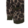 Animal print cardigan