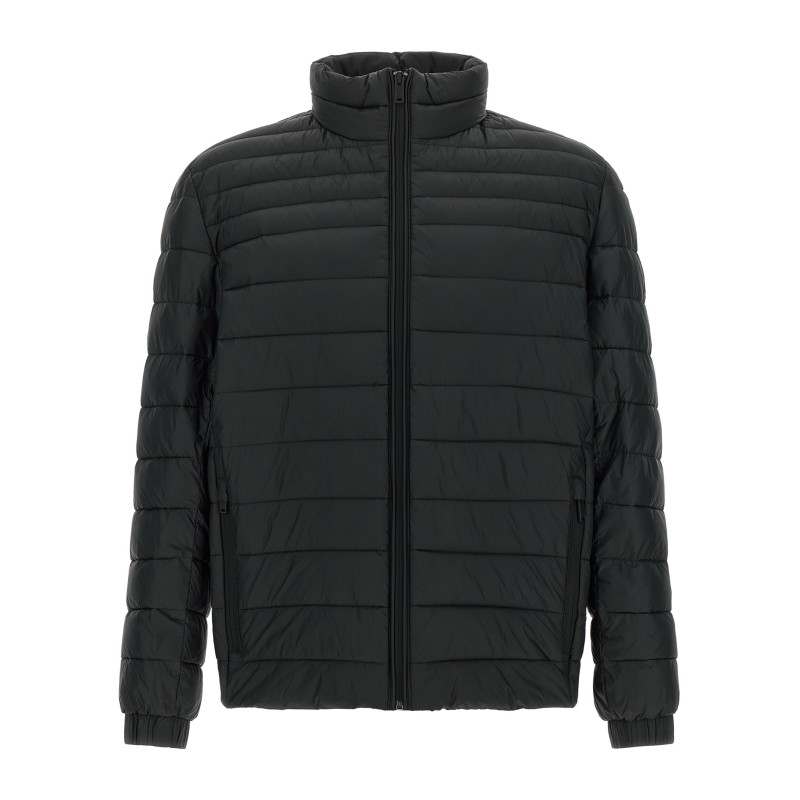 Quilted down jacket