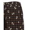 'Check Flower' bermuda shorts