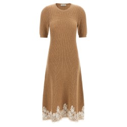 Lace hem dress