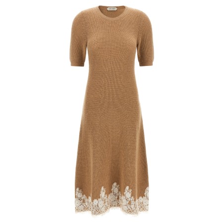 Lace hem dress