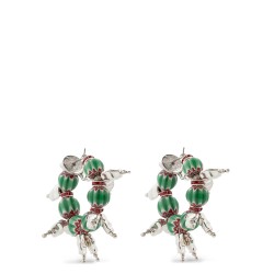 Rings earrings with beads