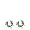 Rings earrings with beads