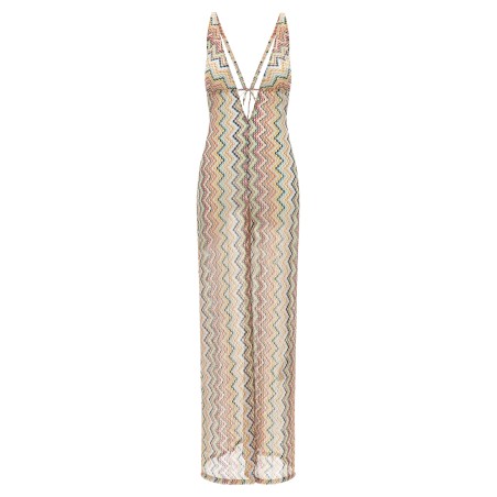 Zigzag cover-up suit