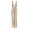 Zigzag cover-up suit