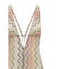 Zigzag cover-up suit