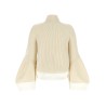 'Nylon Twill x Wool Knit' blouson