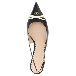 Valentino Garavani Bepointly patent leather slingback