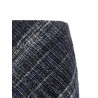 Check wool skirt