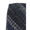 Check wool skirt