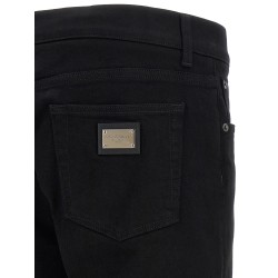 Logo plaque jeans