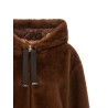 Faux fur bomber jacket