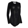 Long sleeves crew neck bodysuit