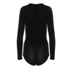 Long sleeves crew neck bodysuit