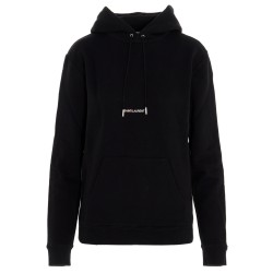Logo print hoodie
