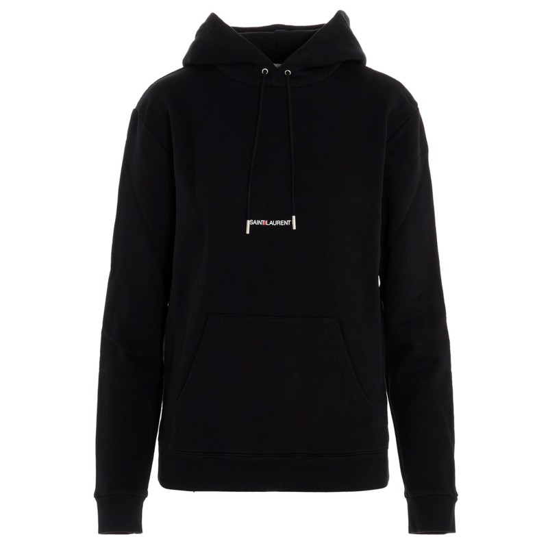 Logo print hoodie